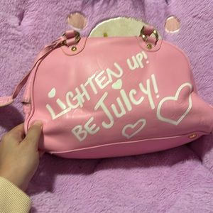 💖💖 vintage, original juicy Couture lighten up be juicy bubblegum pink bag💖💖